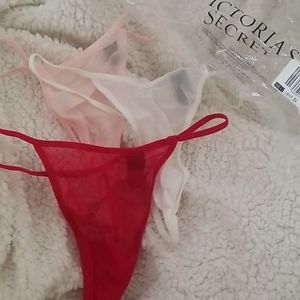 Victoria's secret size small thongs brand new